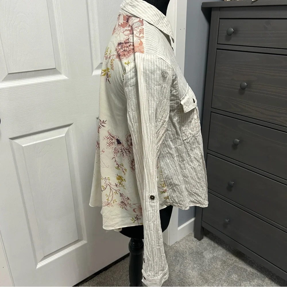 Free People Button Down Top - Picture 3 of 5